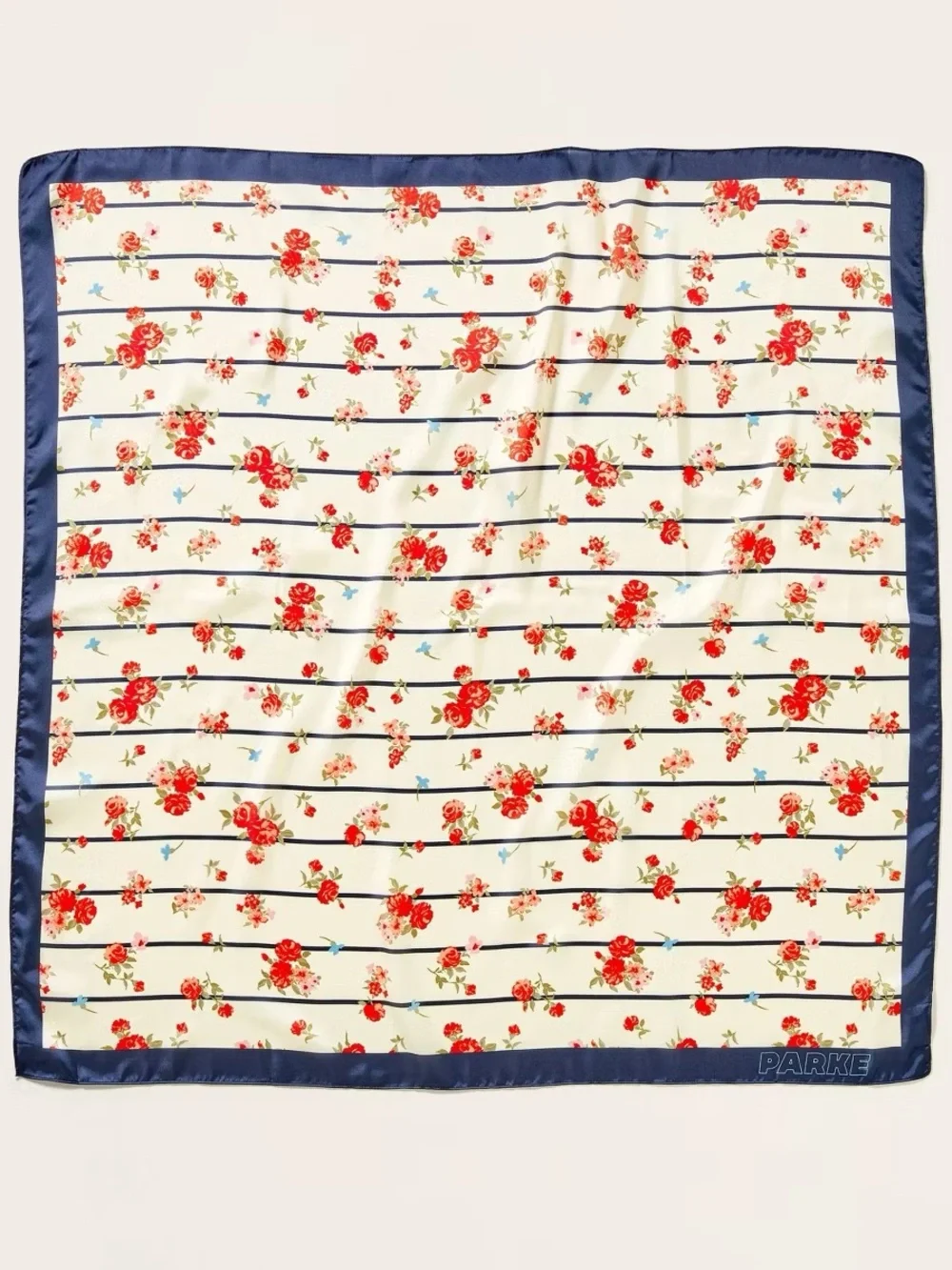 Last One! 🎯❤️💙 NWT! Women's Floral Square Scarf - PARKE x TARGET - Picture 4 of 5
